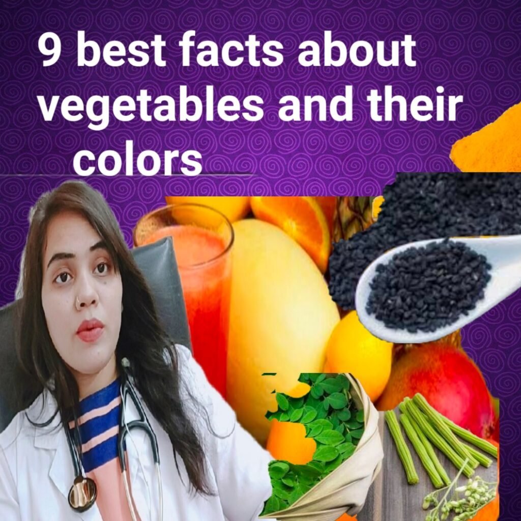 9 best facts about vegetables and their colors